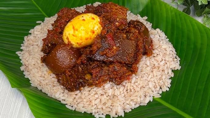 Nigerian Food For Weight Loss (Ofada Rice)