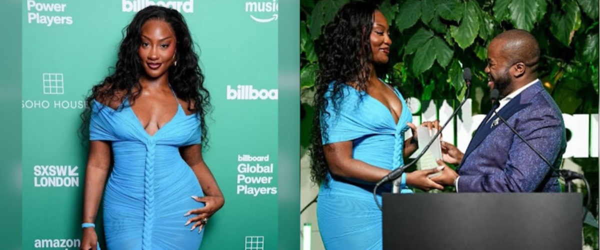 Tems Wins Billboard's Diamond Award in London