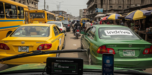 Bolt vs inDrive: Top Nigerian Ride-Hailing Drivers Earn Over ₦1.6M Monthly Amid Industry Strikes