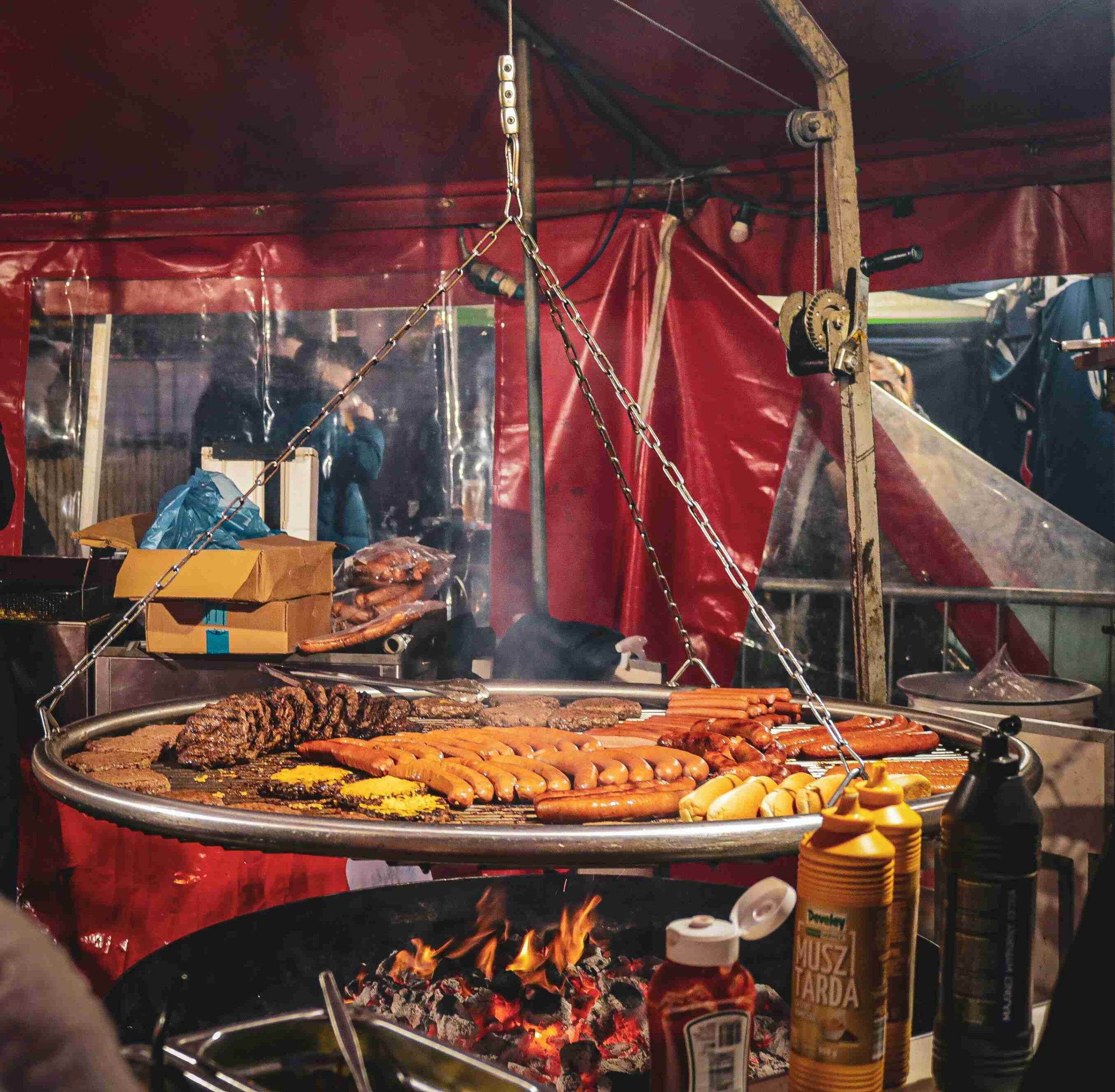 Food festival in Nigeria with street food stalls and cultural performances