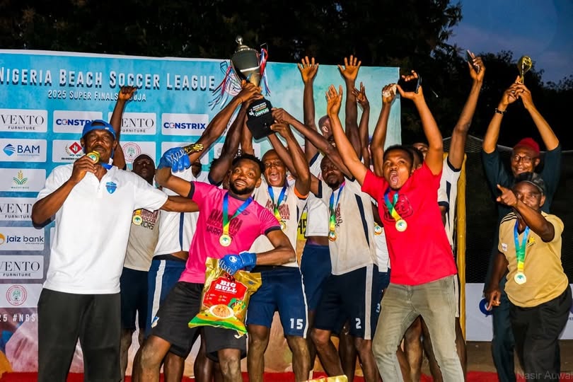 Anambra Beach Soccer Warriors Crowned 2025 Nigeria Beach Soccer League Champions