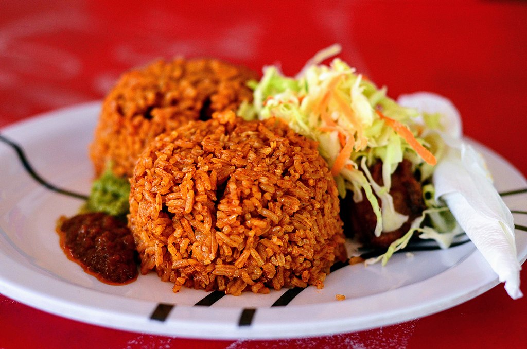 Jollof rice is one of the best Christmas meals in Cross River.