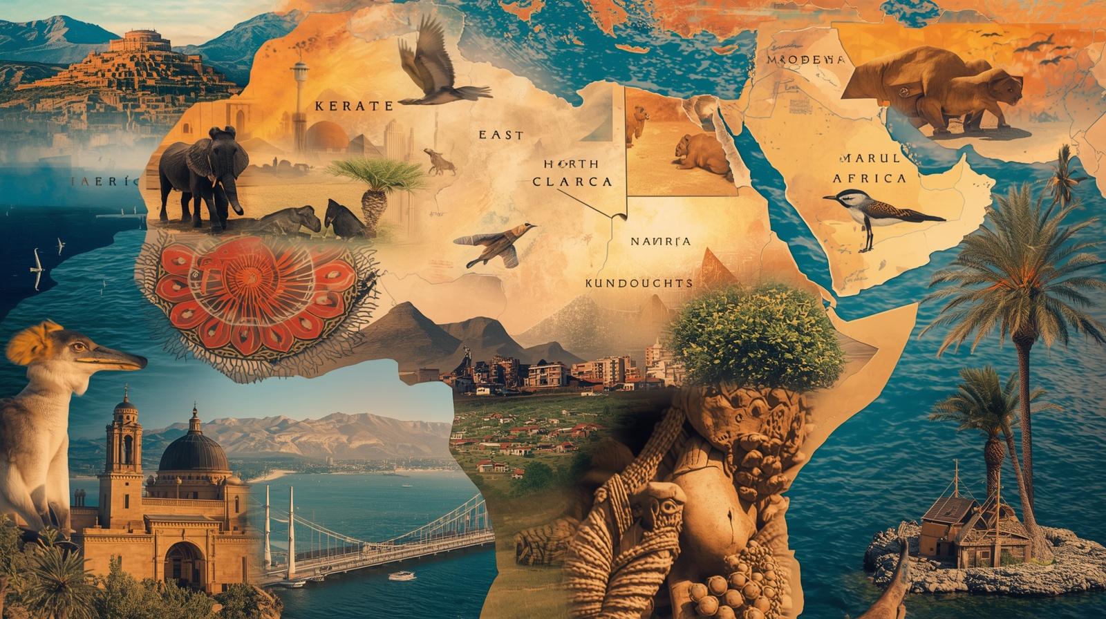 Exploring Africa by Region West, East, Central, North & Islands